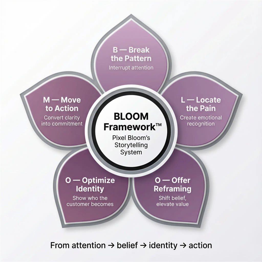 BLOOM Framework - Pixel Bloom's Storytelling System